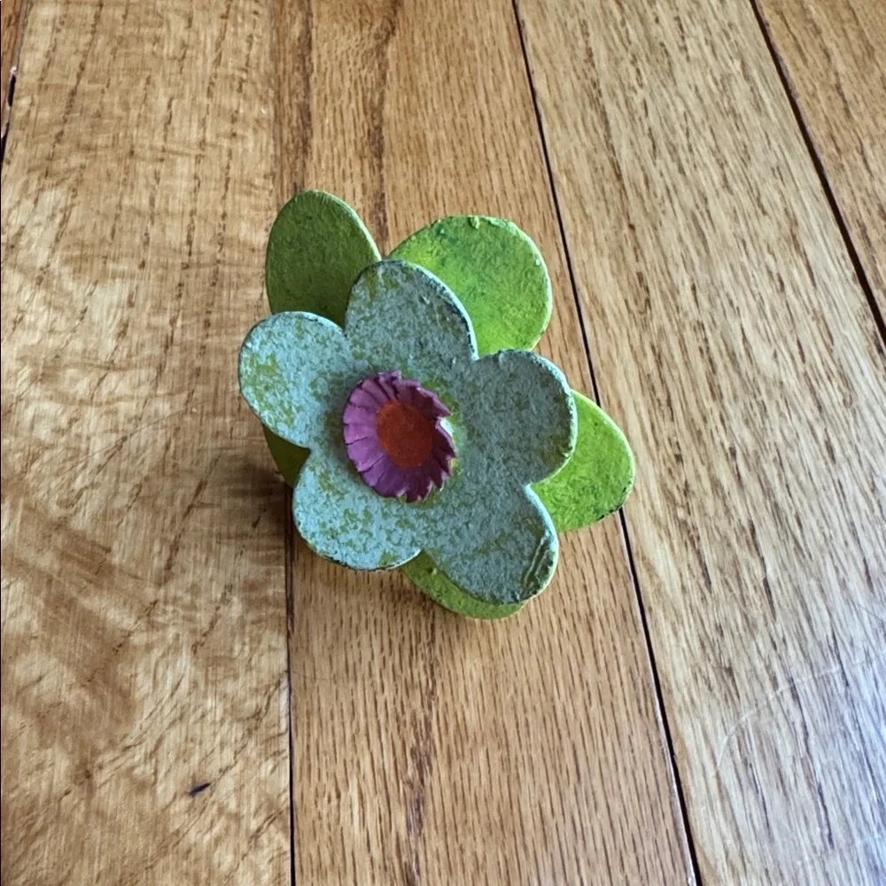 Flower napkin rings - set of 4